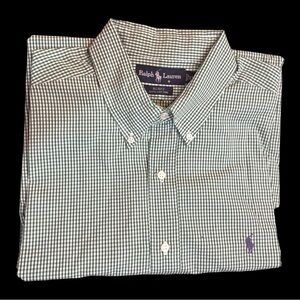Ralph Lauren Vintage Blake style XL full bodied quality 100% Cotton Shirt nice